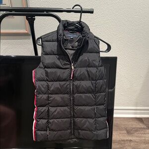 Tommy Hilfiger Black Vest with Red and White Details
